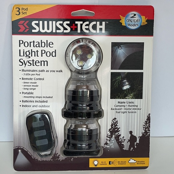 Swiss+Tech 3 Pod Portable Light Pod System - Picture 2 of 4